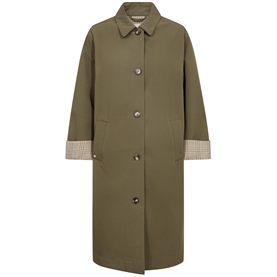 Mos Mosh Riko Bora Trenchcoat, Olive Night